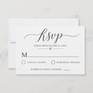 Código QR Simples Preto e Branco para RSVP de Casa