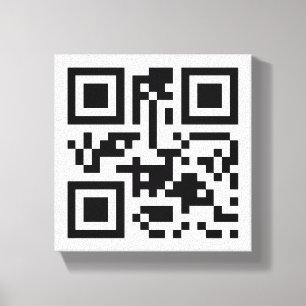 Código visual de QR em canvas superiores (brilho)