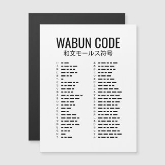 Código Wabun (和文モールス符号) – Código Morse Japonês