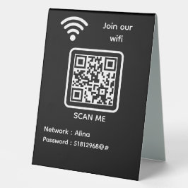 Código WiFi QR Digitalize-me Junte-se à nossa senh