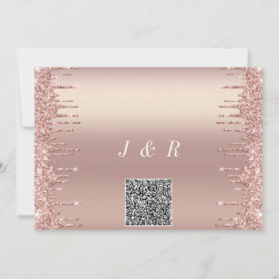 Códigos QR Cabeamento de Convites Rosa de Chamada