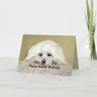 "Cody" Cartão de saudação Feliz Aniversário atrasa