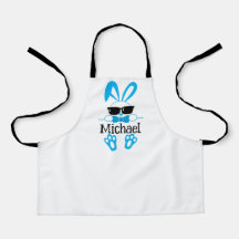 Coelhinho Azul Bonito Com Óculos De Sol Personaliz