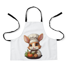Coelhinho De Chef De Corte Com Tomate Vermelho