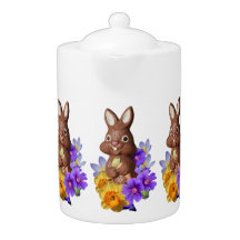 Coelhinho de Chocolate na Páscoa das Flores