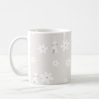 Coelhinho e caneca Floral