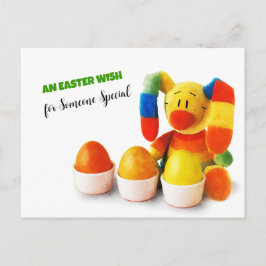 Coelhinho Engraçado da Páscoa. Cartões postais de