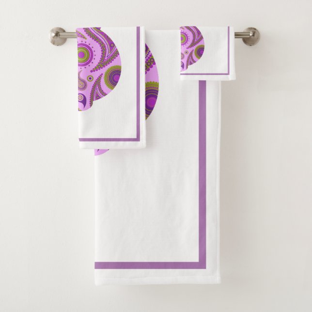 Coelhinho Engraçado no Conjunto de Toalhas de Pais (Insitu)
