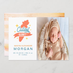 Coelhinho Mais Comprido   Cartão de Anúncio de Nas