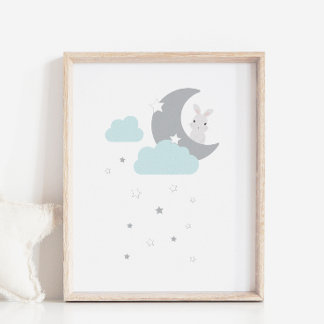 Coelhinho na Lua do Céu e Poster do Enfermeiro das