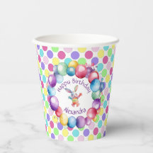 Coelhinhos e Bolinhas de Cores Aquáticas, Cuja Cor