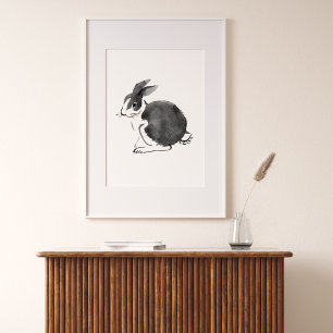 Coelho Aquarela, Ano do Coelho 2023 Poster