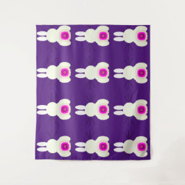 Coelho da Páscoa Tapeçaria Roxa