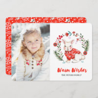 Coelho de Férias de Natal | Convites de Foto