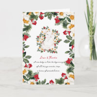 Coelho de Inverno Floral | Agradecimento de Chã de