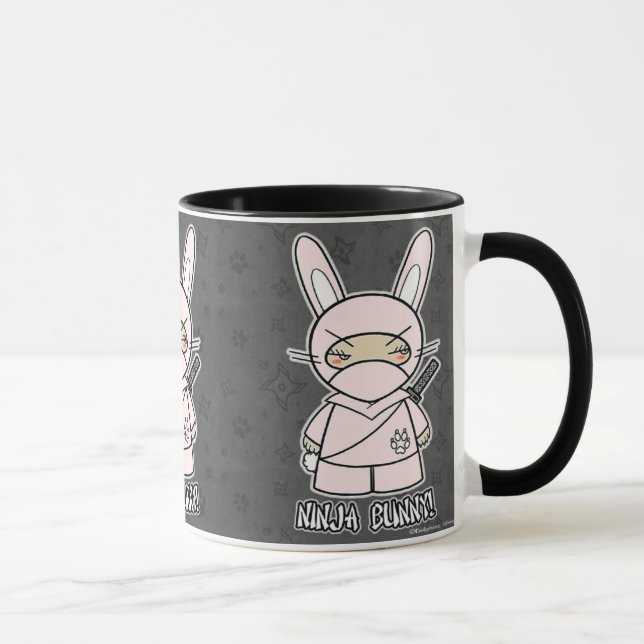 Coelho de Ninja! Caneca (Direita)