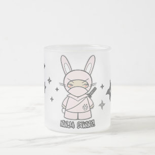 Coelho de Ninja! Com caneca de Shurikens