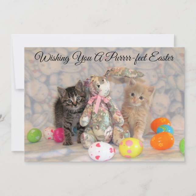 Coelho de Páscoa de Patton e Buffington - Cartão S (Frente)