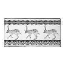 Coelho-do-sudoeste do-acelho Negro e Geométrico