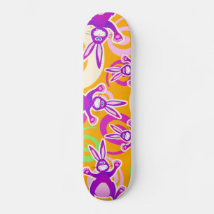 Coelho engraçado, skate