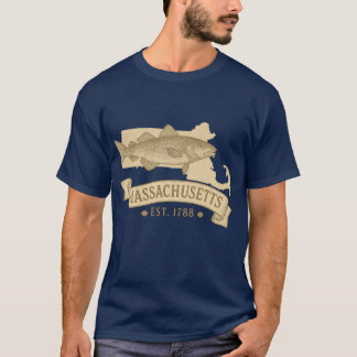 Coelho Est. Camiseta de Massachusetts Vintage Men
