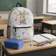 Coelho Floral de Letras Personalizadas do Conto Cl