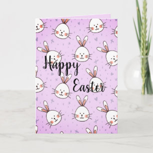 Coelho Fofo e Cartão de Páscoa Chic para Colorir