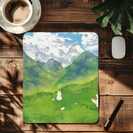 Coelho Fofo em Mousepad Mountain View