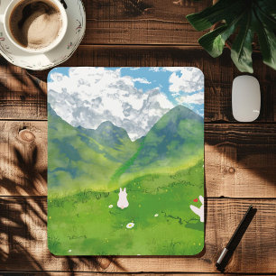 Coelho Fofo em Mousepad Mountain View