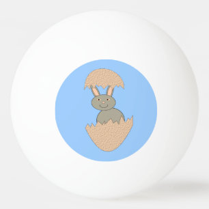Coelho que choca da bola estranha de Pong do