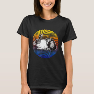 Coelho Silhout Camiseta Amor Coelhos Bunny Ani