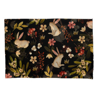 Coelhos Cutos: Padrão Desenhado À Mão Da Aquarela