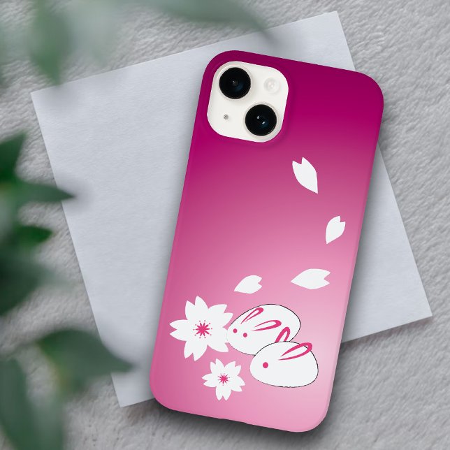 Coelhos de Neve Japoneses e Caso Sakura iPhone 14 (Criador carregado)