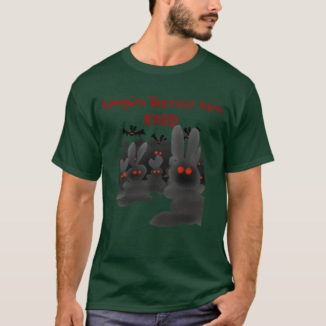 Coelhos do vampiro de MARTE! Camiseta (Frente)