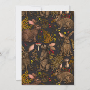 Coelhos e flora florestal 3