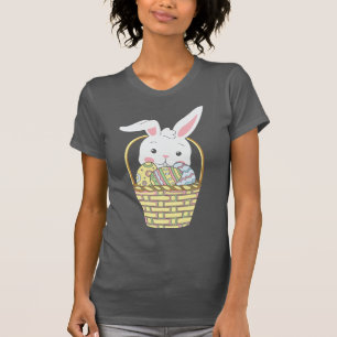 Coelhos T Camisa Design de Páscoa