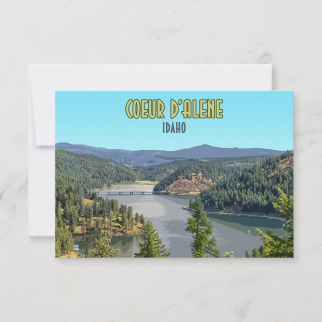 Coeur d’Alene Idaho Souvenir (Frente)