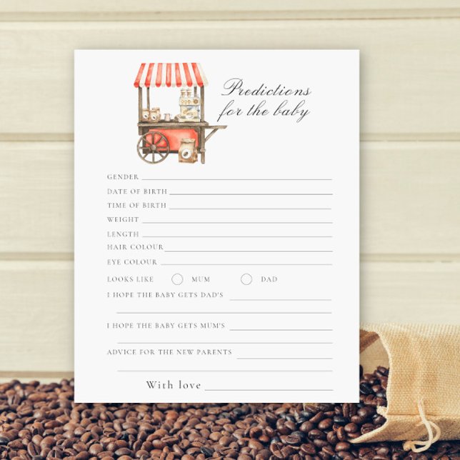 Coffee baby shower - predictions and advice baby (Criador carregado)