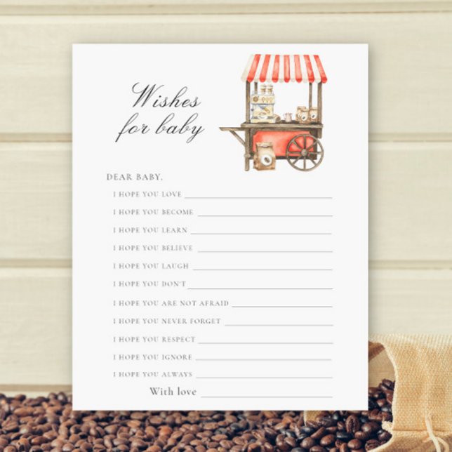 Coffee baby shower - wishes for baby (Criador carregado)