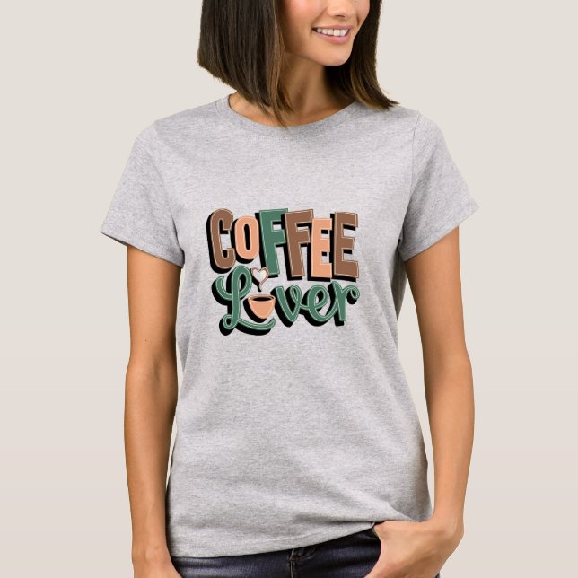 Coffee Life Line" Funny Coffee Lover T-Shirt for  (Frente)