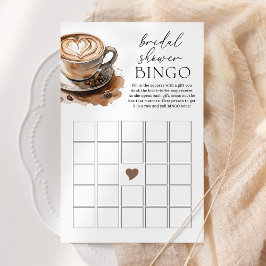 Coffee Love is Brewing Bingo Bridal Shower Game
