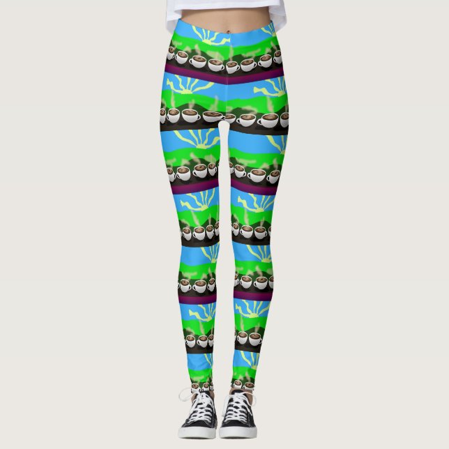 Coffee Morning Sunrise Leggings (Frente)