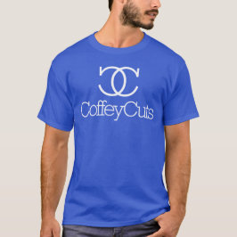 Coffey corta o t-shirt dos azuis marinhos dos
