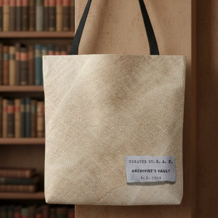 Cofre do Arquivista: Bolsa Tote Personalizada com