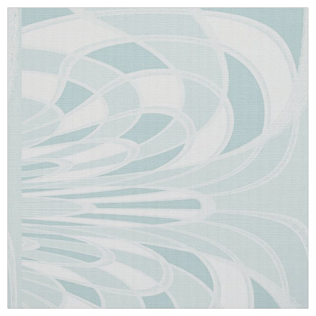 Cogumelo, Abstrato - Aqua - Tecido (Modelo)