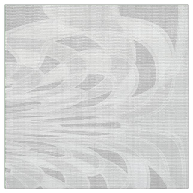 Cogumelo, abstrato - branco - tecido (Modelo)