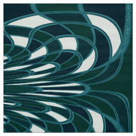 Cogumelo, abstrato - cerceta - tecido