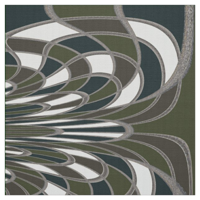 Cogumelo, abstrato - musgo - tecido (Modelo)