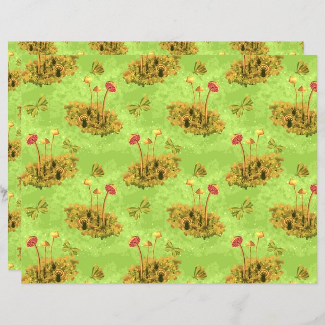 Cogumelo em Moss (Frente/Verso)