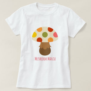 Cogumelos coloridos bonitos citam T-Shirt